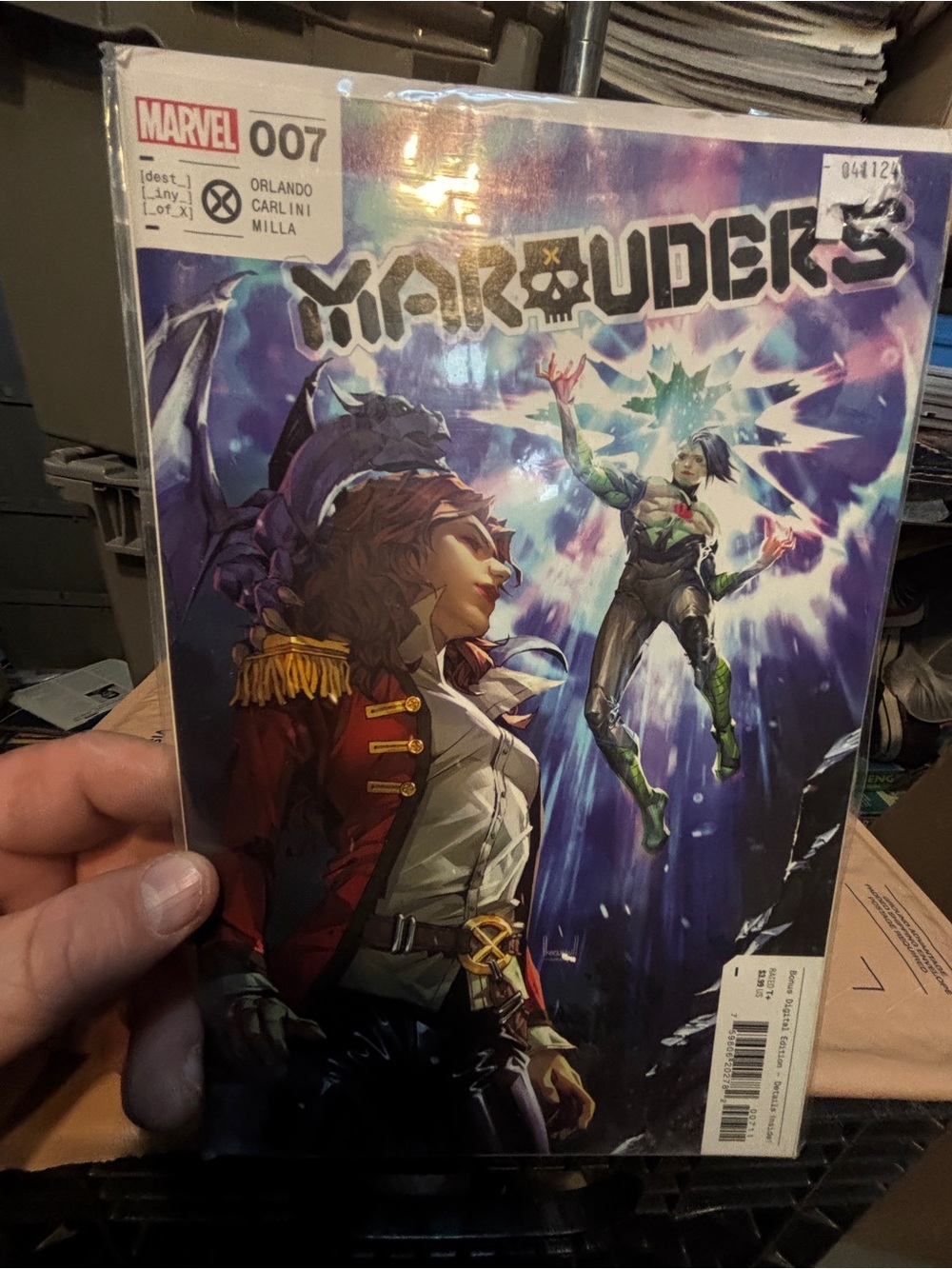 Marvel Warcuders #007 comic book.